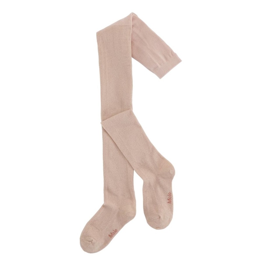 Accessories 0-16 Ar Molo | Glitter Tights - Petal Blush